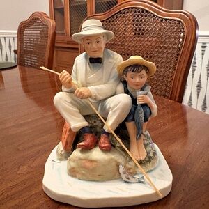 Norman Rockwell 1974 “Old Mill Pond” Figurine